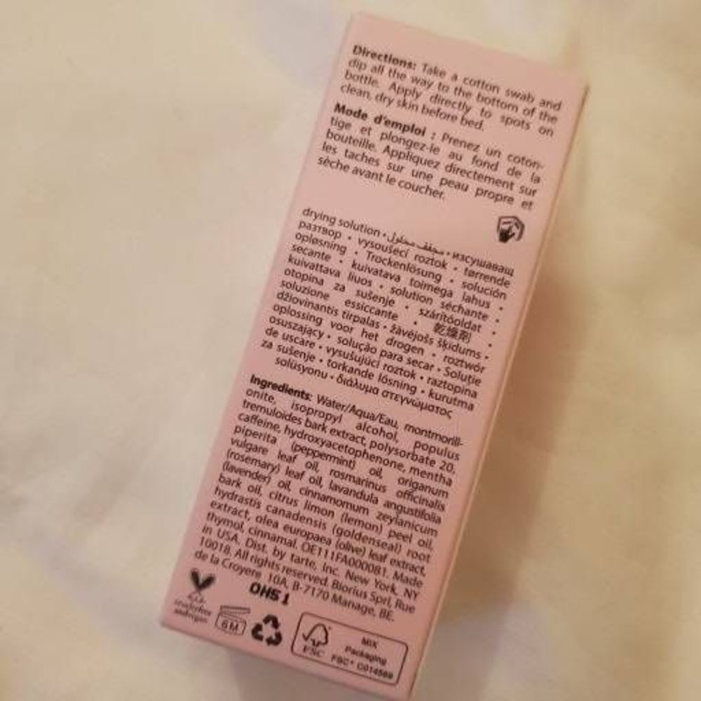 NEW Tarte Treat Yo Selfie Drying Solution Full Size - Picture 5 of 7